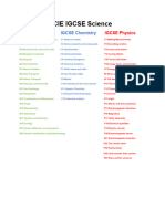 CIE IGCSE Science.