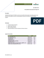 SAE 10W-30 CK-4 Part Synthetic Heavy Duty Diesel Engine Oil: Product Data Sheet