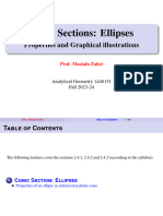 Conic Sections Ellipse L