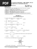 Maths Class Xii Sample Paper Test 02 For Board Exam 2024