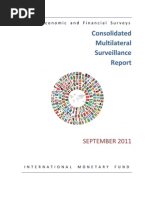 IMF World Economic and Financial Surveys Consolidated Multilateral Surveillance Report Sept 2011