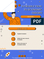 To Economic Theory