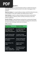 Software Testing Unit 2 Personal Notes