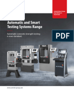 Automatic and Smart Testing Systems Range Brochure