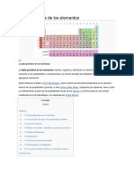 Tabla periódica de los elementos