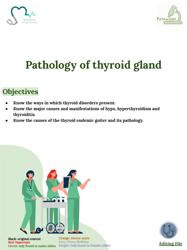 Thyroid Disorders: Hyper & Hypothyroidism | PDF | Hyperthyroidism | Thyroid