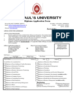 Diploma Application Form