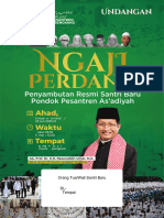 Undangan Ngaji Perdana (Orang Tua Santri)