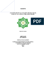 Skripsi: Analisis Penjualan Kartu Prabayar XL Pada Pt. XL Axiata TBK, Pekanbaru