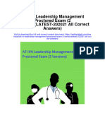 Ati RN Leadership Management Proctored Exam 2 Versionslatest 202021 All Correct Answers