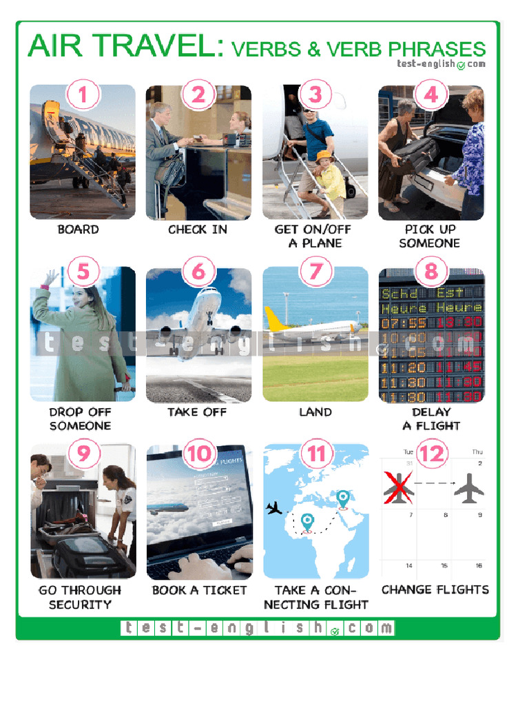 At The Airport Pdf Aviation Transport