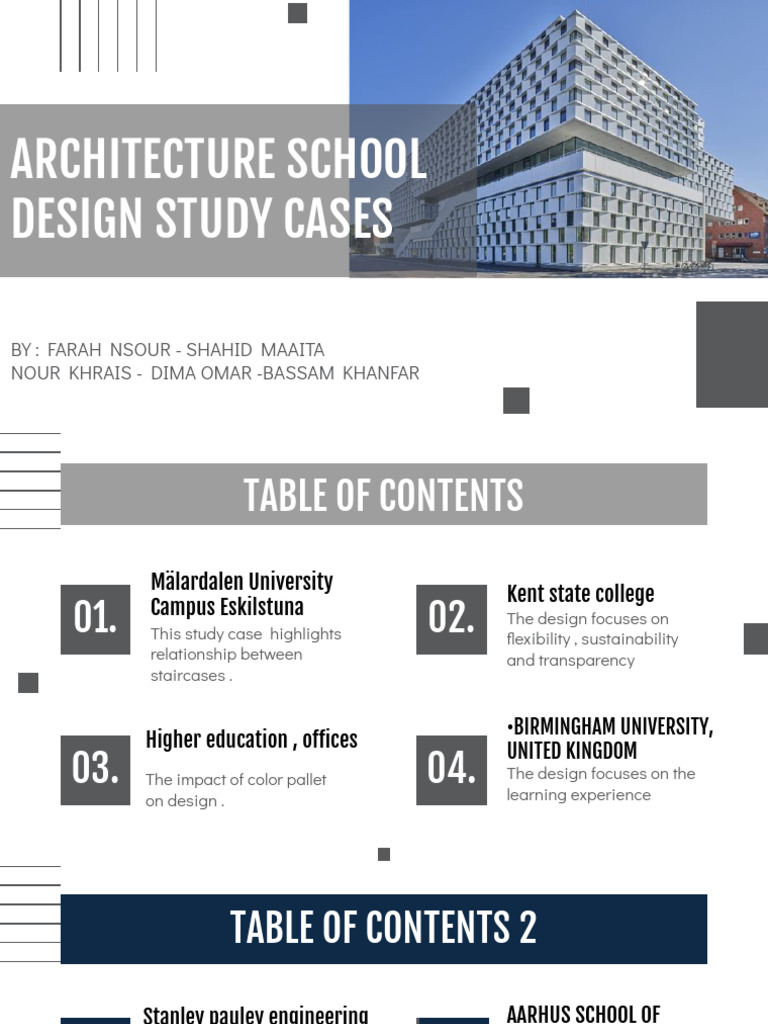 Architectural School Design Study Cases PDF Green Building Lighting