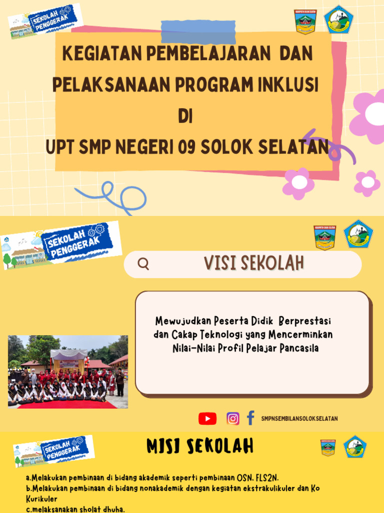 Program Inklusi di SMPN 09 Solok Selatan | PDF | Karier & Perkembangan ...