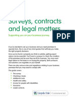 Surveys Contracts Legal Matters