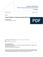 Inverse Problems in Image Processing - Blind Image Restoration