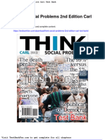 Think Social Problems 2nd Edition Carl Test Bank