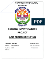 Bio Investigation Project