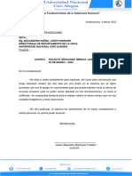 Carta - Descanso Medico 3 y 4 de MARZO