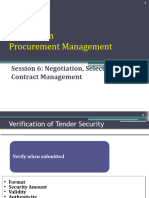 Session 6 Negotiation, Selection and Contract Management V2