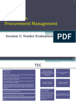 Session 5 Tender Evaluation Process V2
