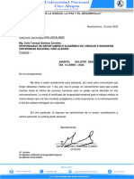 Carta 19 - Descanso 12 de Junio Remito Con Certificasdo de Incapacidad