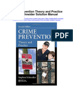 Crime Prevention Theory and Practice 2nd Schneider Solution Manual