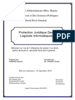 Protection Juridique Des Logiciels Informatiques