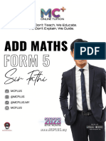 Form 5 Addmaths MR Fathi 16.11.2023