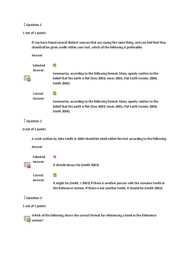 Harvard Referencing Test Citation Science Free 30