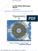 Trigonometry 8th Edition Mckeague Solutions Manual