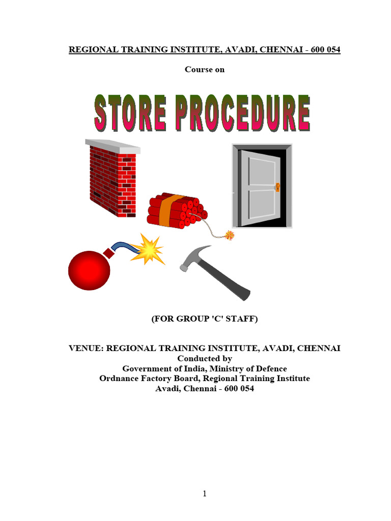 Stores Procedure | PDF | Corrosion | Rust