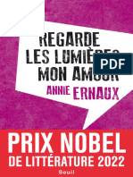 Regarde Les Lumières Mon Amour FICTION French Edition
