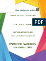 Ll.m. Syllabus - Environmental Law and Legal Order
