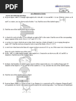 WS - 12 Areas Related To Circles