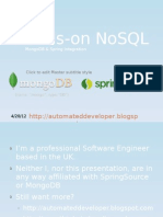 Hands-On Nosql: Mongodb & Spring Integration