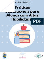 Cartilha Educativa Altas Habilidades