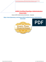 Amazon Pass4sure Aws-Certified-Sysops-Administrator-Associate Study Guide 2022-Dec-30 by Abraham 162q Vce