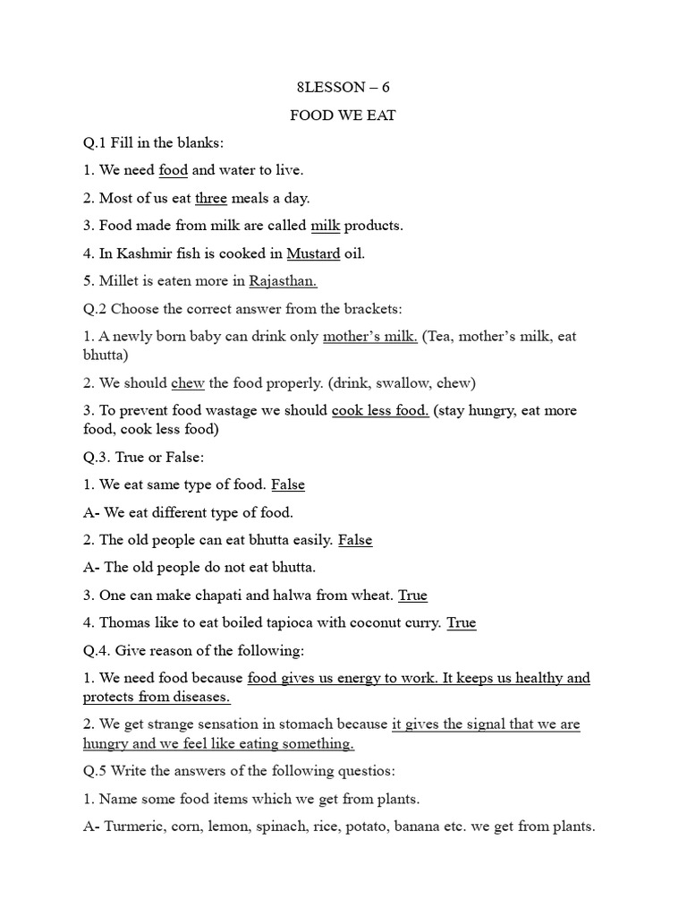 Food We Eat | PDF | Cooking, Food & Wine | Science & Mathematics