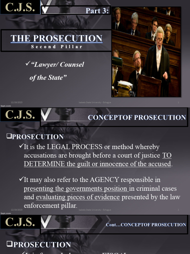 Understanding the Prosecution Process | PDF