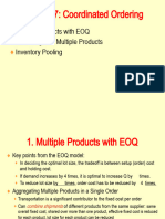 Chapter 7st - Multiple Items - Coordinated Ordering