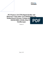 PCIE 2 0 System Board Test Agilent DSO81xxxx