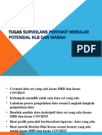 Tugas Surveilans Penyakit Menular Potensial KLB Dan Wabah