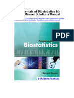 Fundamentals of Biostatistics 8th Edition Rosner Solutions Manual