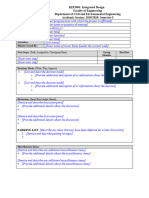 Group Meeting Minutes Template