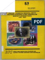 Produk Domestik Regional Bruto Provinsi Nanggroe Aceh Darussalam (Menurut Lapangan Usaha) 1993-2003