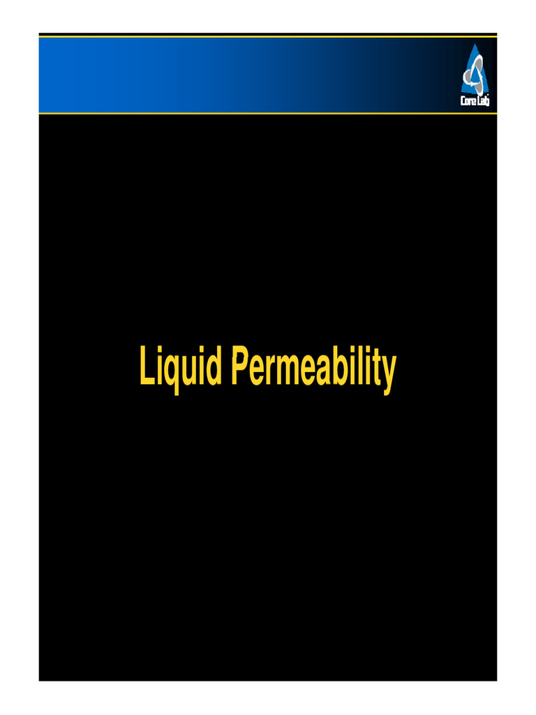 Fluid Permeability Analysis | PDF | Permeability (Earth Sciences) | Wetting