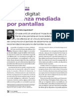 Pablo Inguimbert - La Crianza Mediada Por Pantallas - Revista Isalud 89 - 2023 PDF