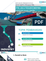 Sosialisasi PTW, Jsa & Toolbox Meeting PDF