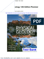 Physical Geology 14th Edition Plummer Test Bank PDF