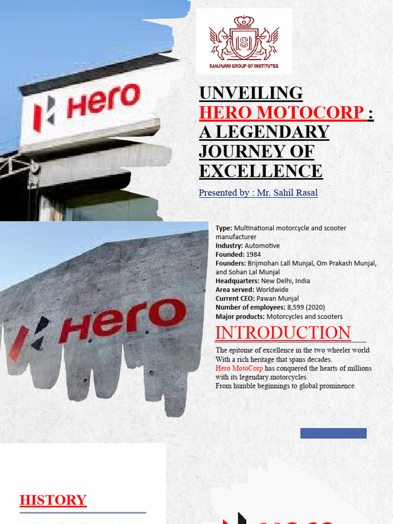 Hero MotoCorp: A Journey of Excellence | PDF | Vehicles | Motor Vehicle